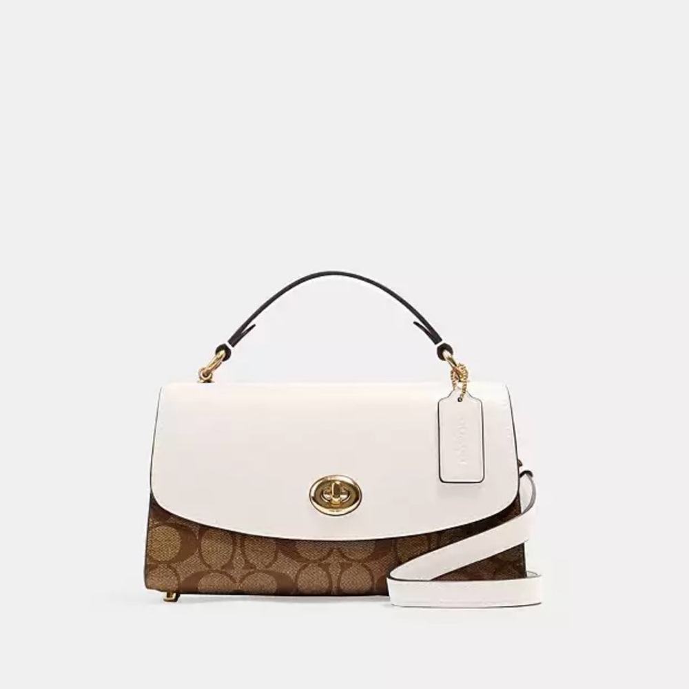 Coach Tilly Satchel 23 In Signature Crossbody Handbag Satchel